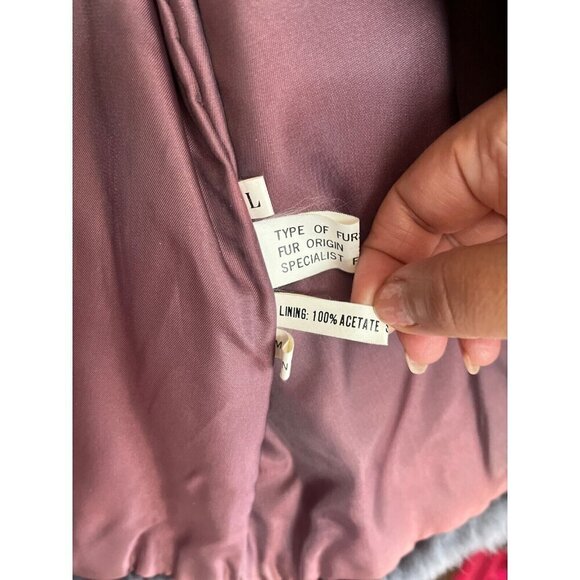 Vintage Switzer's Fur Coat Women's L Rabbit Old Money Luxury Formal Penny Lane - Picture 4 of 12